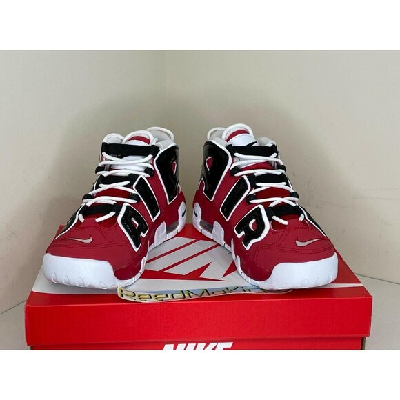 Nike Air More Uptempo Bulls Red GS Youth 415082 600 - Picture 3 of 5